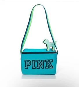 Victoria's Secret Pink limitierte Auflage Strand Thermo Kühlbox Brotdose türkis blau - Bild 1 von 12
