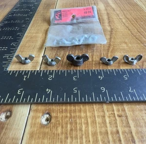 Vintage Wing Nut Reed & Prince 4 Pack 10-24 + 5 Various Wingnuts (9) Pcs Total - Picture 1 of 7
