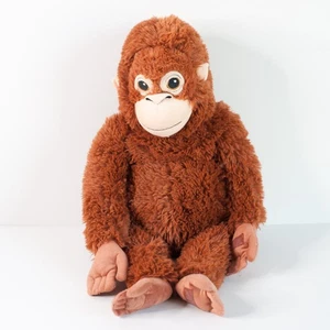 Ikea Dschungelskog Orang-Utan 20 Zoll Plüsch Affe Haken und Ösen Verschlüsse zum Aufhängen - Bild 1 von 6