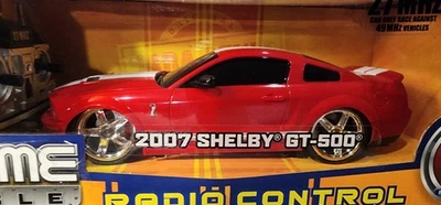 BIGTIME Muscle  JADA  Shelby GT500 Red w/ White Stripes, NIB, 11" Long - Image 1 of 4