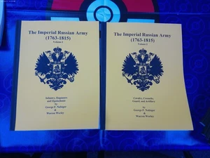 G.F. NAFZIGER 2 volume set The Imperial Russian Army 1763-1815 - Imagen 1 de 3