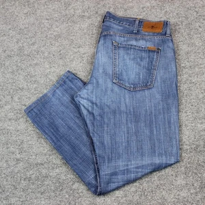 7 For All Mankind Jeans Men's 40X30 (Actual 42X30) Blue Denim Carsen USA Made - Picture 1 of 13