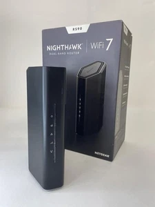 NETGEAR Nighthawk Dual-Band WiFi 7 Router (RS90) – **Read - NPS - Picture 1 of 6