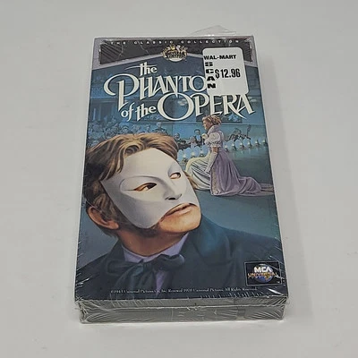The Phantom of the Opera (VHS, 1991) w/ Universal Monsters Insert AD New Sealed - Image 1 of 4