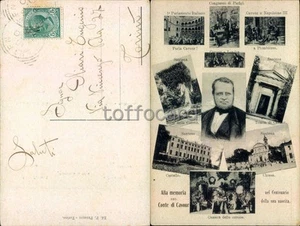 RISORGIMENTO-COMMEMORATIVA CENTENARIO NASCITA CAMILLO BENSO CAVOUR-C98-25 - Picture 1 of 1