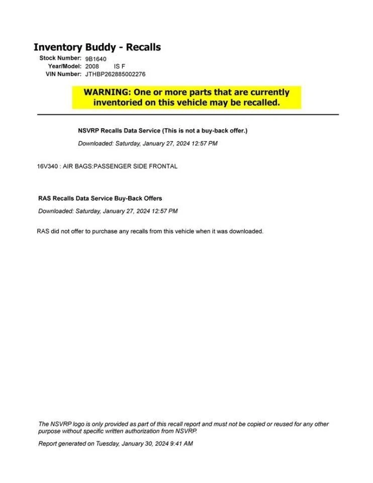 Starter Motor RWD Fits 07-12 16-17 LEXUS LS460 586662 - Image 1 of 1