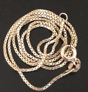 Vintage Necklace MARKED ITALY 925 STERLING SILVER Chain Jewelry lot y - Picture 1 of 5