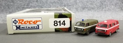 Roco Minitanks HO 1:87 814 VW TIPO 2 POLICÍA MILITAR CONJUNTO IOB Foto 1 de 4