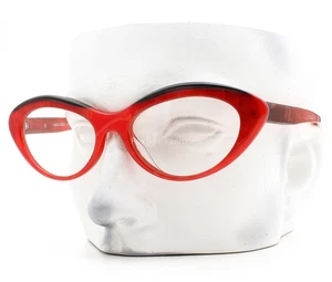 Alain Mikli Fleurette Eyeglasses A03106 Glasses Rouge Red and Black No Case - Picture 1 of 5