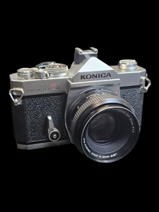 KONICA AUTOFLEX T3 FILMKAMERA 50 F1.7 OBJEKTIV FUNKTIONIERT SUPER BELICHTUNGSMESSER NICHT GETESTET - Bild 1 von 13