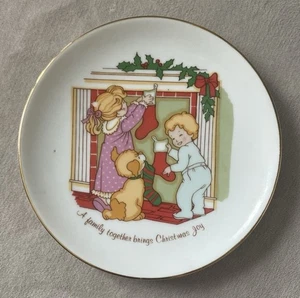 Weihnachtsdeko Wandteller 6,25 Zoll Made in Japan - Bild 1 von 5