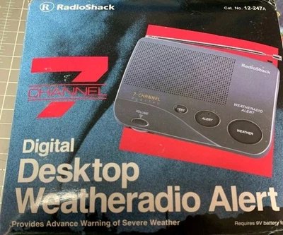 Vintage Radio Shack 12-247A Weatheradio Alert 7 Channel Digital Weather Radio - Image 1 of 2