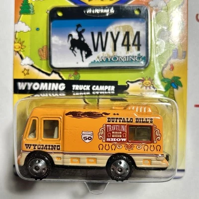 2001 Matchbox Across America 50th Birthday Series Wyoming Truck Camper RV - Image 1 of 4