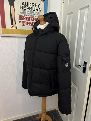 Chaqueta acolchada North Sails Beam negra para hombre talla XL Foto 1 de 4