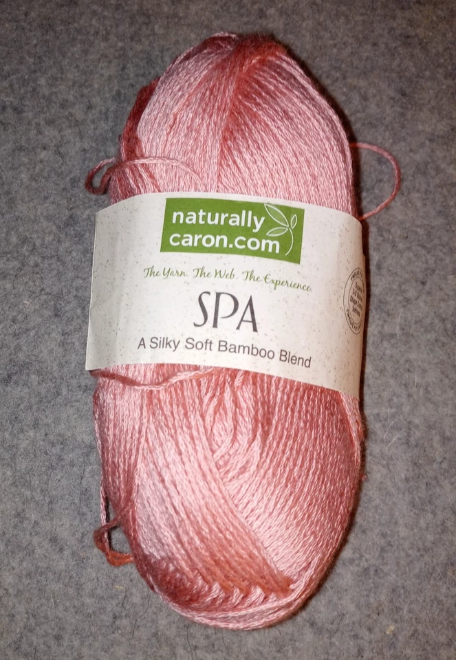 1 madeja de hilo de caron natural-SPA-mezcla de bambú suave y sedoso en bisque rosa Foto 1 de 1