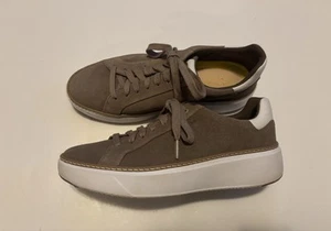 Cole Haan GrandPro Topspin Irish Coffee Suede Platform Sneakers WOMEN’S Size 8 - Picture 1 of 5
