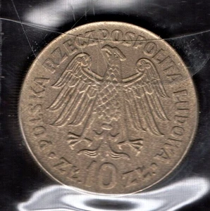 S403: Moneta Coin POLONIA 10 Zlotych 1964 Commemorativo - Picture 1 of 1