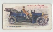 1908 LAMBERT & BUTLER - MOTORS (40 H.P. CROSSLEY CAR)