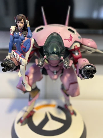 Blizzard Overwatch DVA Statue With Og Box And Brown Shipper Cover