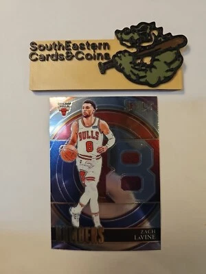 2021  Panini Select Numbers Silver Prizm #39 Zach LaVine Basketball Card M3 - Image 1 of 2