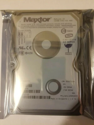 Maxtor 5A320J00810D3 MaXLine II 320GB IDE 3.5" HD RAMB1TV0 NGDD FA08A C2FAA - Image 1 of 4