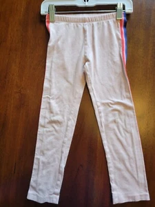 Girls Gymboree Leggings Pink With Stripe Size 5 - Picture 1 of 3