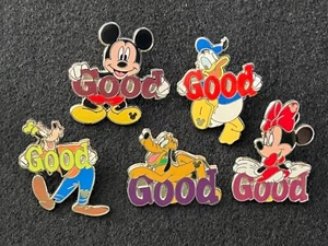 2010 Disney Figuren Hidden Mickey Serie "GUT" 5 Pin Set - Bild 1 von 2