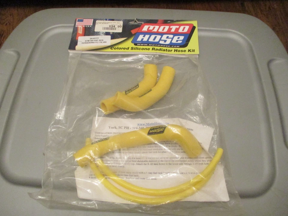 Kit de manguera de 4 tiempos amarillo KTM para moto 2016 450 SXF HUSKY FC FE 450 24-611Y nuevo de stock Foto 1 de 3