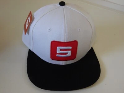 Sheetz snap back hat gas station S emblem white and red - Image 1 of 4