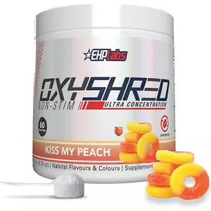 EHPlabs OxyShred Energy Booster, Pre-Workout, Mood Booster - Peach, 60 Servings - Picture 1 of 6