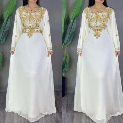 Marokkanisch Dubai Kaftane Farasha Abaya Kleid Sehr Kostüm - Bild 1 von 4