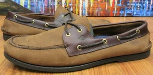 ZAPATOS BARCO SPERRY CUERO MARRÓN CAUSAL Talla 15 M - Imagen 1 de 6