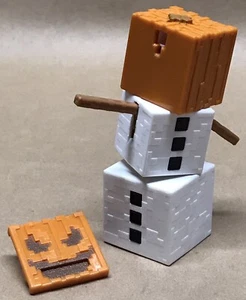 RARA ACTION FIGURE MINECRAFT COMIC MAKER SNOW GOLEM 3,25" MOJANG - Foto 1 di 9