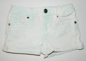 FREESTYLE Aqua White Denim Thick Stitch SHORTS 5 - Picture 1 of 2