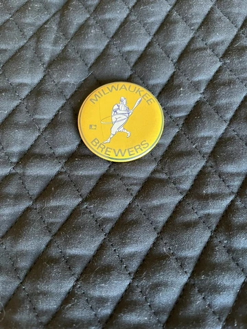 Vintage 1970s Fridge Magnet Milwaukee Brewers Cover