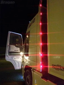 Kit perimetral + LED para tiras verticales de acero inoxidable Volvo serie FH trotamundos - Imagen 1 de 12
