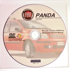 DVD MANUALE TECNICO OFFICINA FIAT NUOVA PANDA 1.1-1.2-1.3-1.4 8-16V-4x4-ZFA169* - Foto 1 di 4