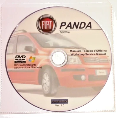 DVD MANUALE TECNICO OFFICINA FIAT NUOVA PANDA 1.1-1.2-1.3-1.4 8-16V-4x4-ZFA169* - Immagine 1 di 4