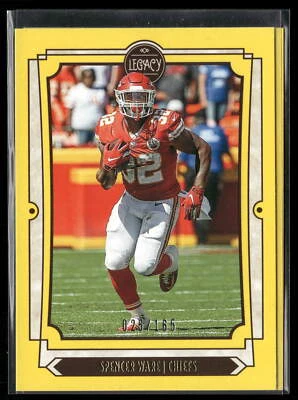 Spencer Ware 2019 Panini Legacy #52 25/165 Yellow Kansas City Chiefs - Image 1 of 2