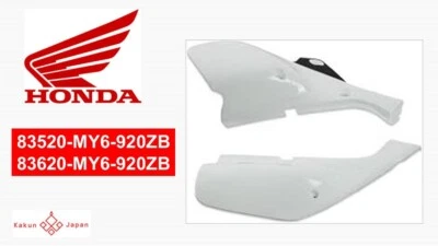 HONDA OEM WHITE SIDE PANELS 2000-2007 XR650R 00-07 XR 650R From Japan - Image 1 of 3