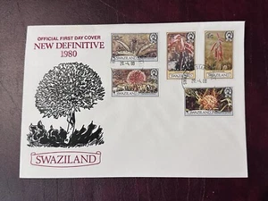 Swaziland 1980 FDC FLOWERS NEW DEFINITIVE - Picture 1 of 2