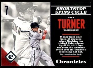 Panini Chronicles #85 Trea Turner 2017 - Imagen 1 de 2