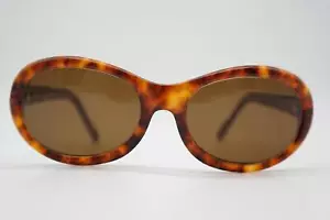 Vintage sunglasses Cartier Paris brown gold silver oval sunglasses eyewear - Picture 1 of 6