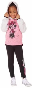 Felpa con cappuccio Disney bambini 3 pezzi, maglietta a maniche corte e set jogger (mouse Minnie, 3T) - Foto 1 di 7