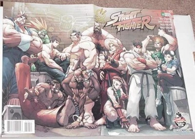 Street Fighter 10 NM Image Alvin Lee Wraparound Cvr Chun-Li 1st print Cammy - Image 1 of 2