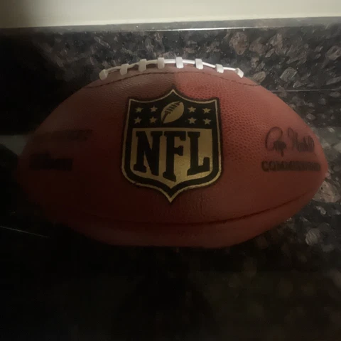 detroit lions practice ball 2008 Signed By Steven Peterman #66 Cover