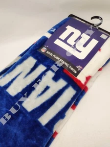 New York Giants - Plush Throw Blanket 50” x 60” - NFL - Restructure - Picture 1 of 9