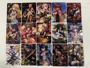 Goddess Story Clear FR Anime Waifu 15 Card Lot Blue Archive, Azur Lane, Fate G/O - Picture 1 of 1