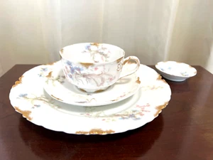 Haviland & Co Limoges Schleiger 70 Muster Frühstück 4-teiliges Set - Bild 1 von 6