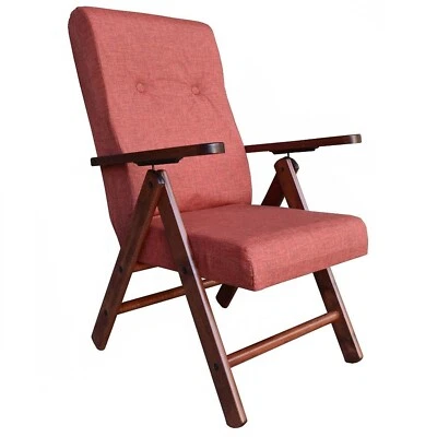 MARVIN POLTRONA SALOTTO TESSUTO RELAX IN LEGNO FAGGIO SEDIA IMBOTTITA RECLINABILE